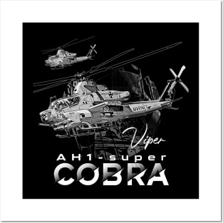 AH-1 Cobra helicopter Posters and Art